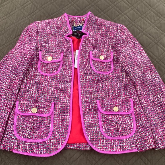 J Crew NWT Autumn Tweed Fitted Jacket/Blazer size 8 - Picture 8 of 17